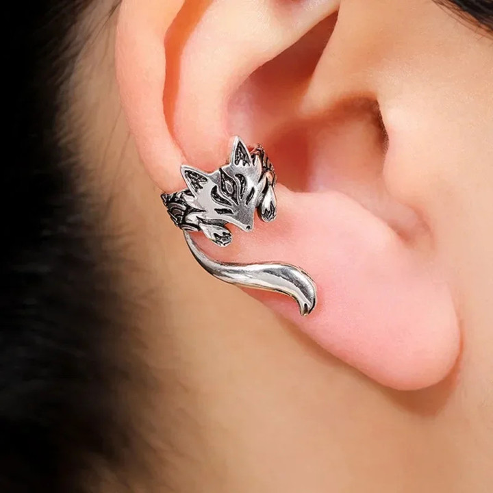 New Trendy Fox Shape Clip Statement Jewelry Drop Ship