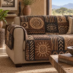 Kalahari Sun Quilted Sofa Cover Quilted Couch Cover Gift For The Holiday Season