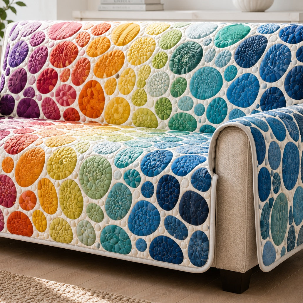 Prism Marine Shoal Quilted Sofa Cover Holiday Quilted Couch Cover Xmas Gifts