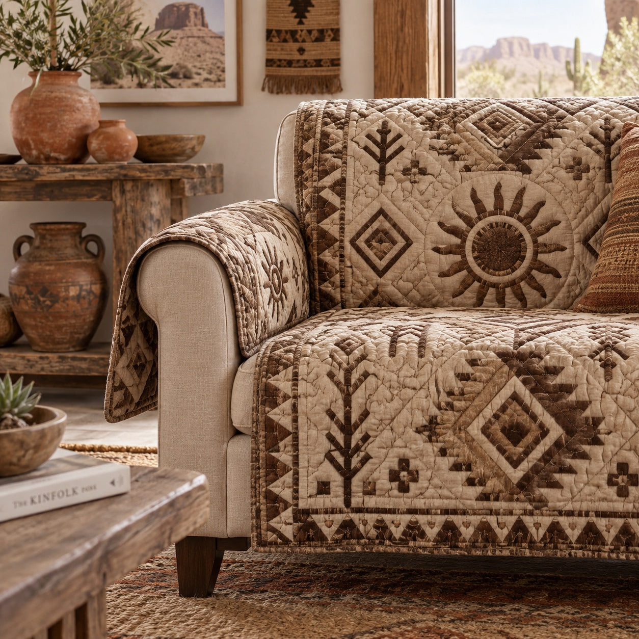 Sahara Solstice Quilted Sofa Cover Xmas Sofa Cover Christmas Ideas For Mom