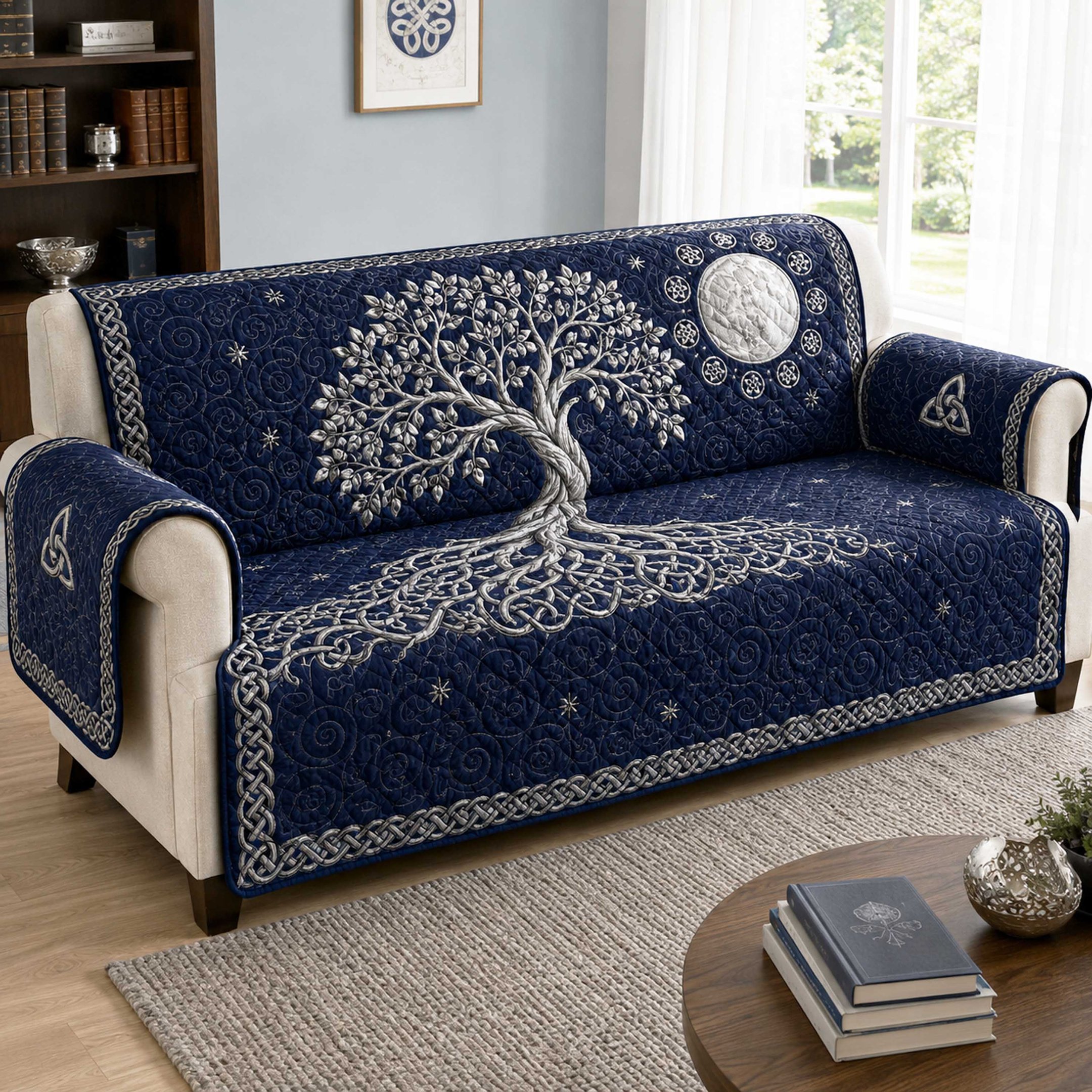 Timeless Roots Quilted Sofa Cover Christmas Quilted Sofa Cover Gift For Grandma