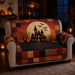 Amber Hollow Manor Quilted Sofa Cover Xmas Quilted Sofa Cover Holiday Gifts