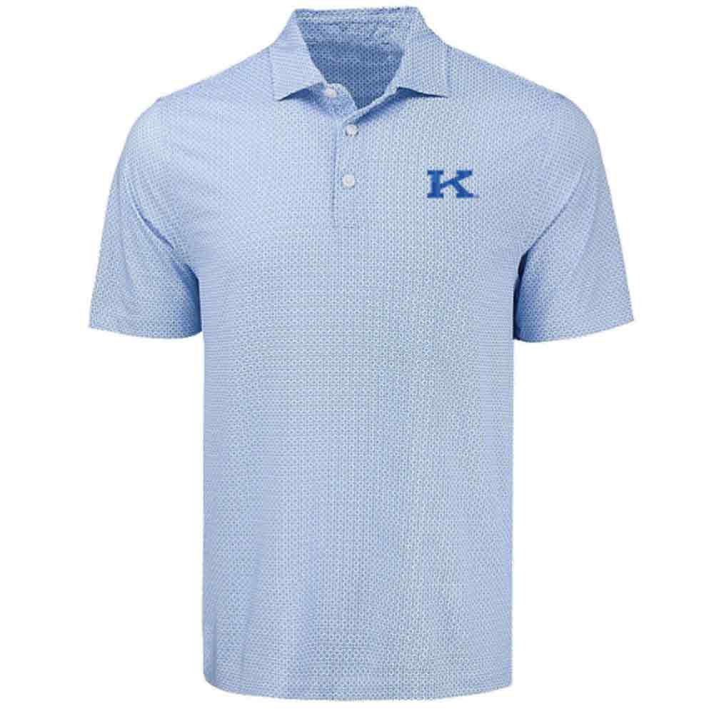 Kentucky Wildcats Merch Cutter & Buck Pike Eco Power K Polo Shirt Wildcats Clothes_