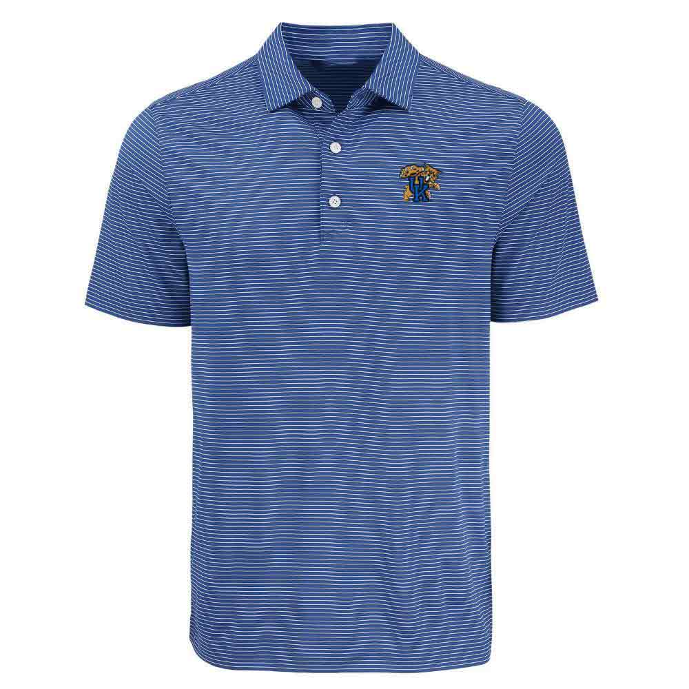 Kentucky Wildcats Merch Cutter & Buck Wildcat Forge Fine Polo Shirt Wildcats Clothes_