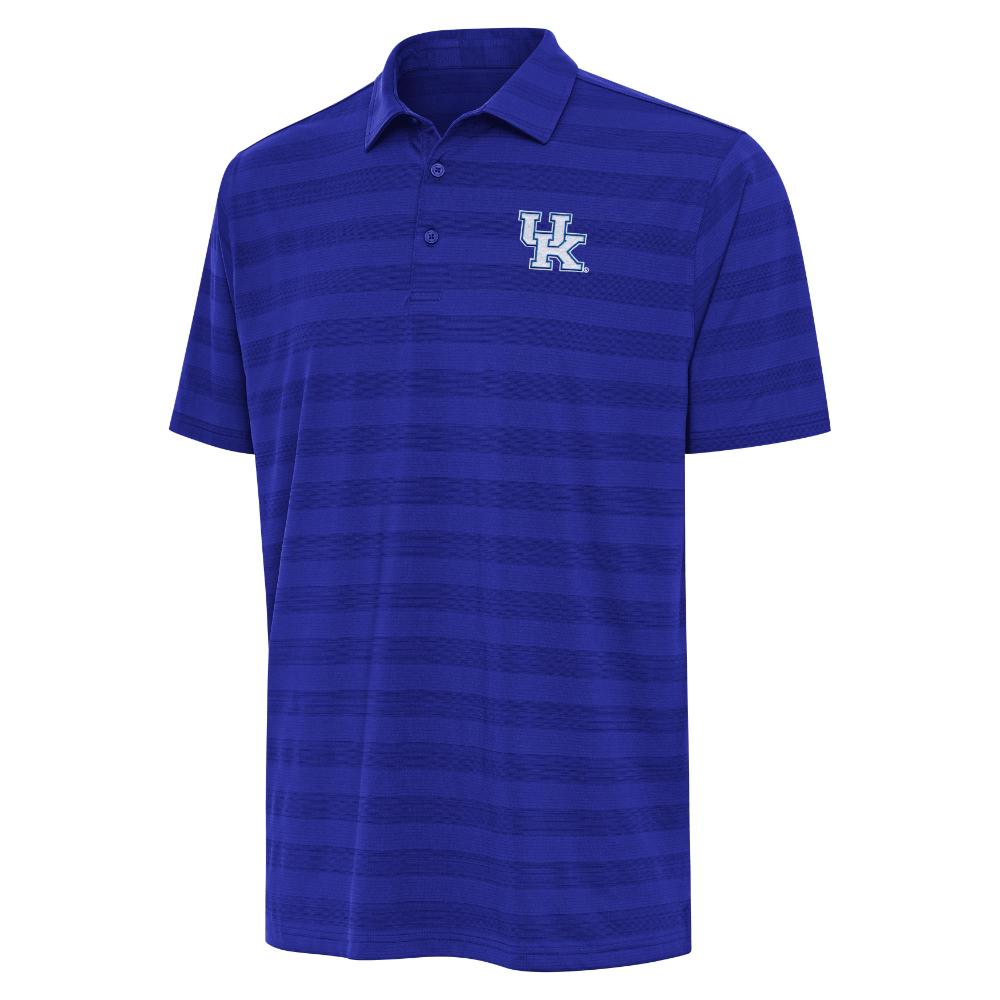 Kentucky Wildcats Merch Kentucky Antigua Interlock Tunnel Polo Shirt Wildcats Pride Wear