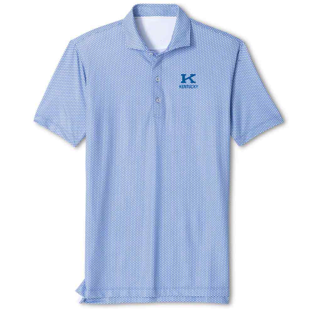Kentucky Wildcats Merch Johnnie-O Hex Polo Shirt Wildcats Game Clothes Husband Gift