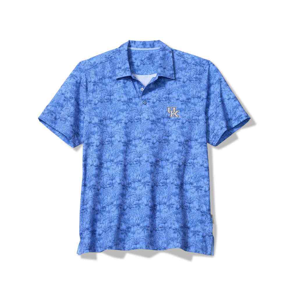 Kentucky Wildcats Merch Tommy Bahama Coast Palm Retreat Polo Shirt Wildcats Game Wear