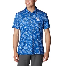 Kentucky Wildcats Merch Columbia Super Tamiami Tackle Polo Shirt Wildcats Game Gear