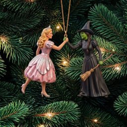 Wicked Elphaba And Glinda Christmas Ornament Wicked Fan Xmas Ornament Holiday Gifts
