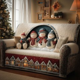Cozy Trio Quilted Sofa Cover