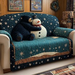 Cozy Hug Quilted Sofa Cover