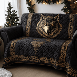 Lunar Hunter Quilted Sofa Cover