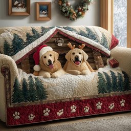 Cozy Cabin Quilted Sofa Cover