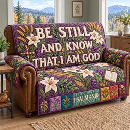 Be Still Quilted Sofa Cover