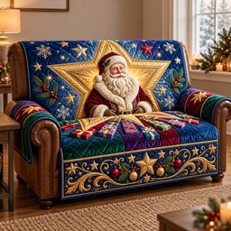 Santa Elegance Quilted Sofa Cover