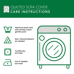 Fuzzy Highland Quilted Sofa Cover GFTOYC2340