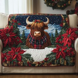 Highland Beauty Quilted Sofa Cover