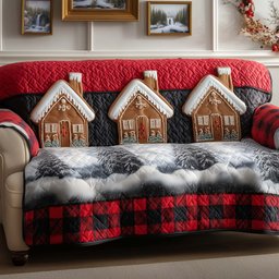 Festive Bake Quilted Sofa Cover