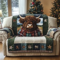 Modern Patch Quilted Sofa Cover