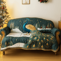 Feather Symphony Quilted Sofa Cover