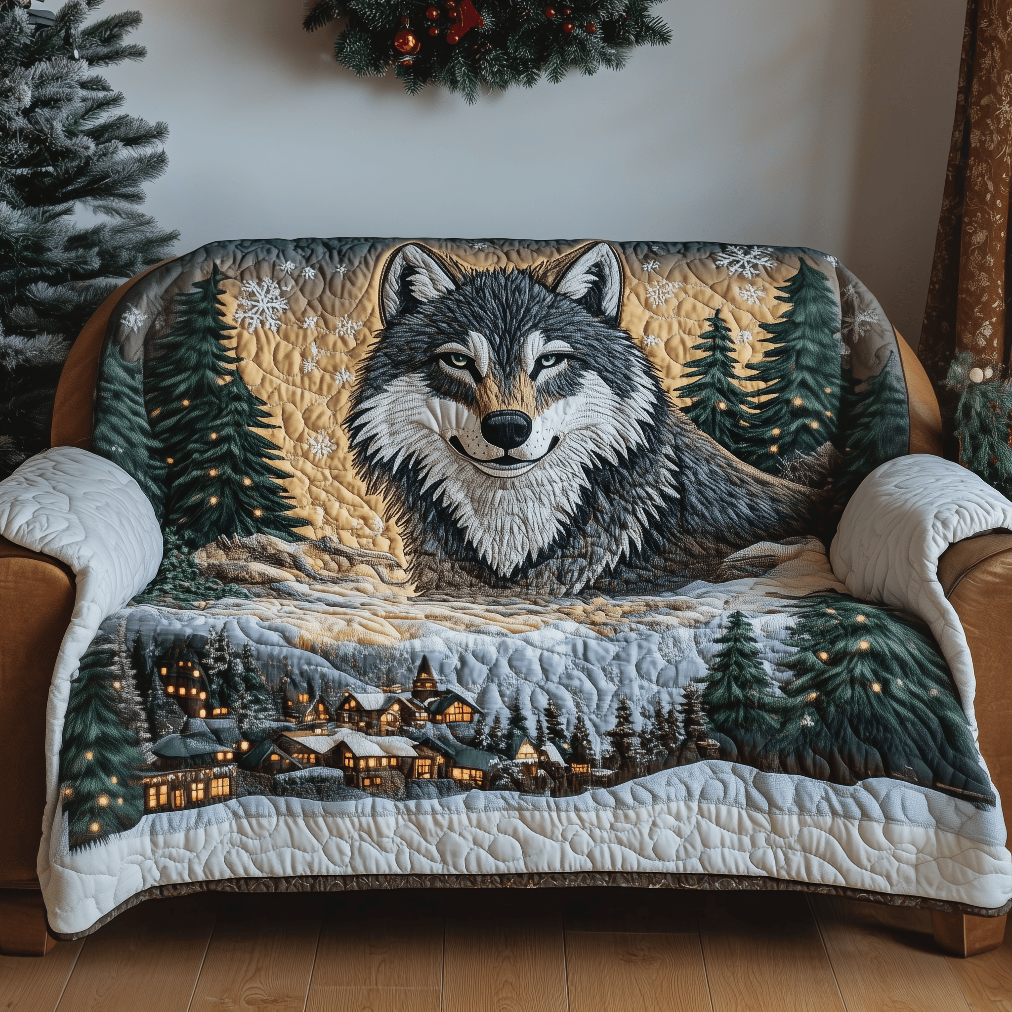 Wild Sovereign Quilted Sofa Cover