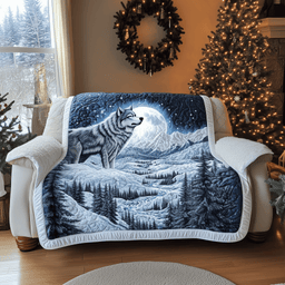 Glacier Howl Quilted Sofa Cover