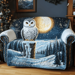 Winter Watcher Quilted Sofa Cover