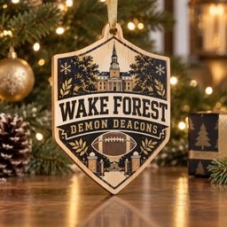 Wake Forest Demon Deacons Christmas Ornament Holiday Tree Decor Fans Gift