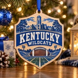 Kentucky Wildcats Christmas Ornament Holiday Tree Decor Sports Gift