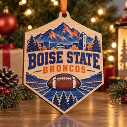 Boise State Broncos Christmas Ornament Indoor Christmas Tree Decor Gift For Him