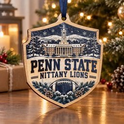 Penn State Nittany Lions Christmas Ornament Holiday Tree Decoration Fan Gift