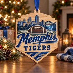 Memphis Tigers Christmas Ornament Holiday Tree Decor Sports Gifts
