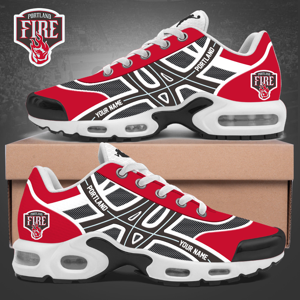 Nba Fans Merch Custom Portland Fires Merch Basketball Air Max Plus Sneakers Basketball ...