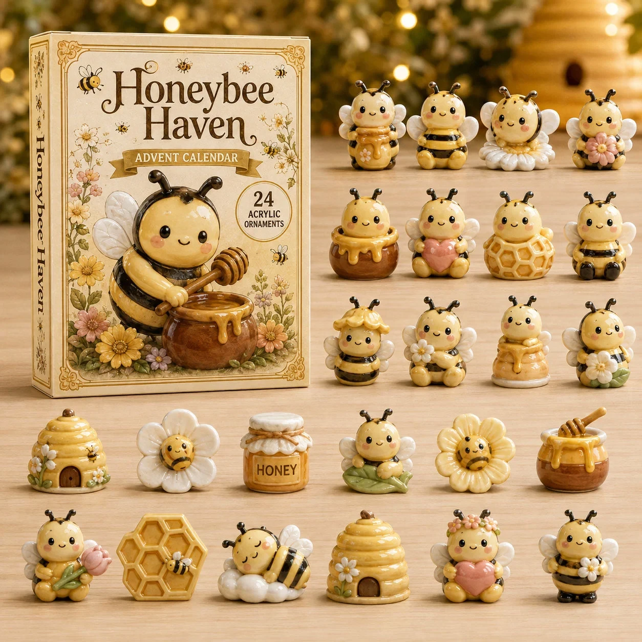 Honeybee Haven Advent Calendar 2026 Advent Ornament Calendar Gifts For Bee Lovers