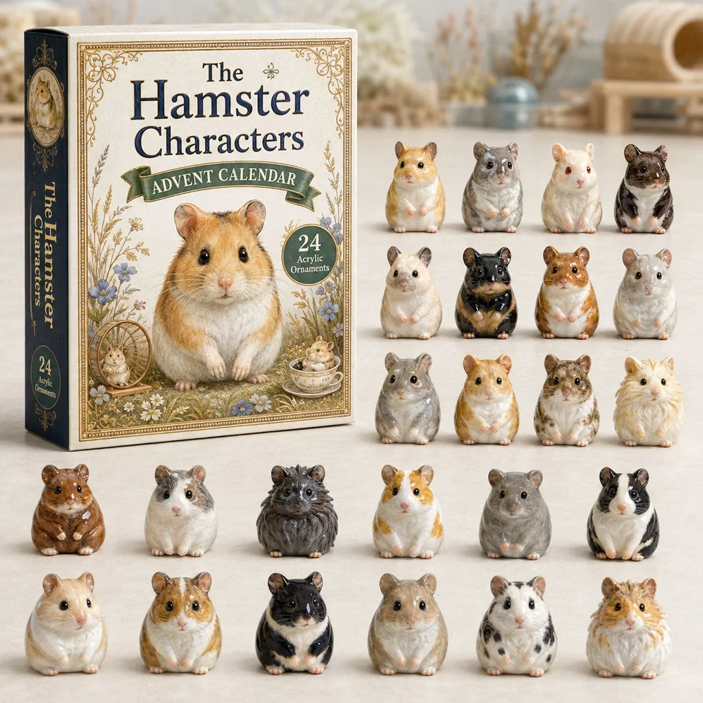 Hamster Characters Advent Calendar 2026 Advent Calendar Decoration Gifts For Hamster Lovers