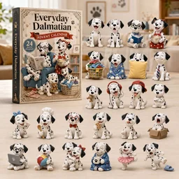 Chrismast Everyday Dalmatian Advent Calendar 2026 Advent Ornament Calendar Gifts For Dog Lovers