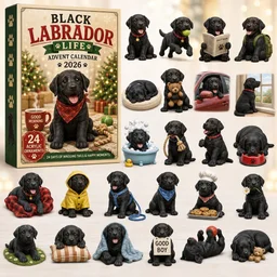 Black Labrador Life Advent Calendar 2026 Advent Calendar Decoration Presents For Dog Lovers