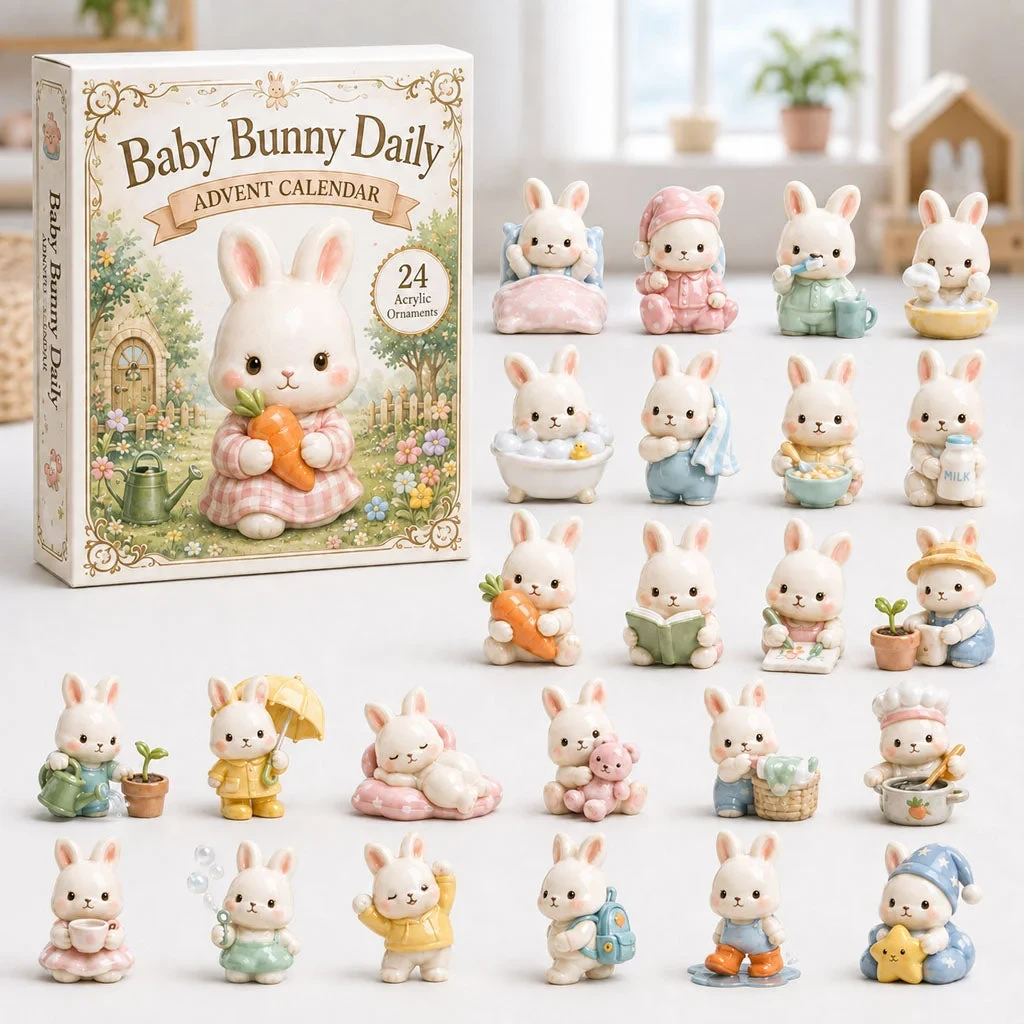 Bunny Daily Advent Calendar 2026 Advent Ornament Calendar Gifts For Bunny Lovers