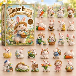 Easter Bunny Advent Calendar 2026 Advent Calendar Decoration Cute Gifts For Rabbit Lovers