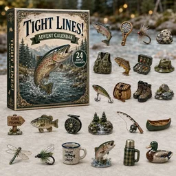 Tight Lines Advent Calendar 2026 Advent Calendar Decoration Best Gifts For Fishing Lovers