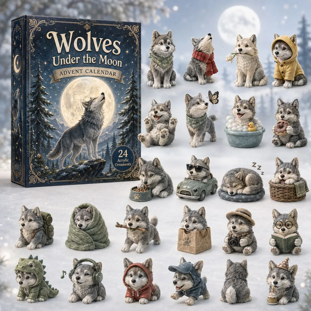 Wolves Collection Advent Calendar 2026 24 Days Of Wolf Blindbox Xmas Gifts Ideas