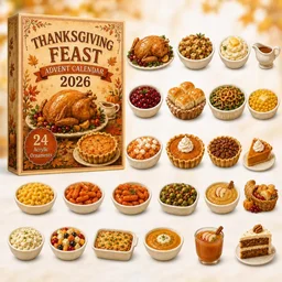 Thanksgiving Feast Advent Calendar Autumn Advent Calendar Unique Gifts For Family