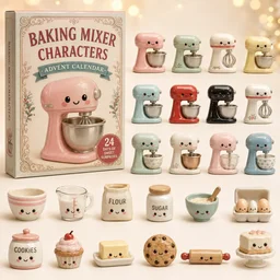 Baking Lover Advent Calendar Cute Advent Ornaments Special Gift Sisters
