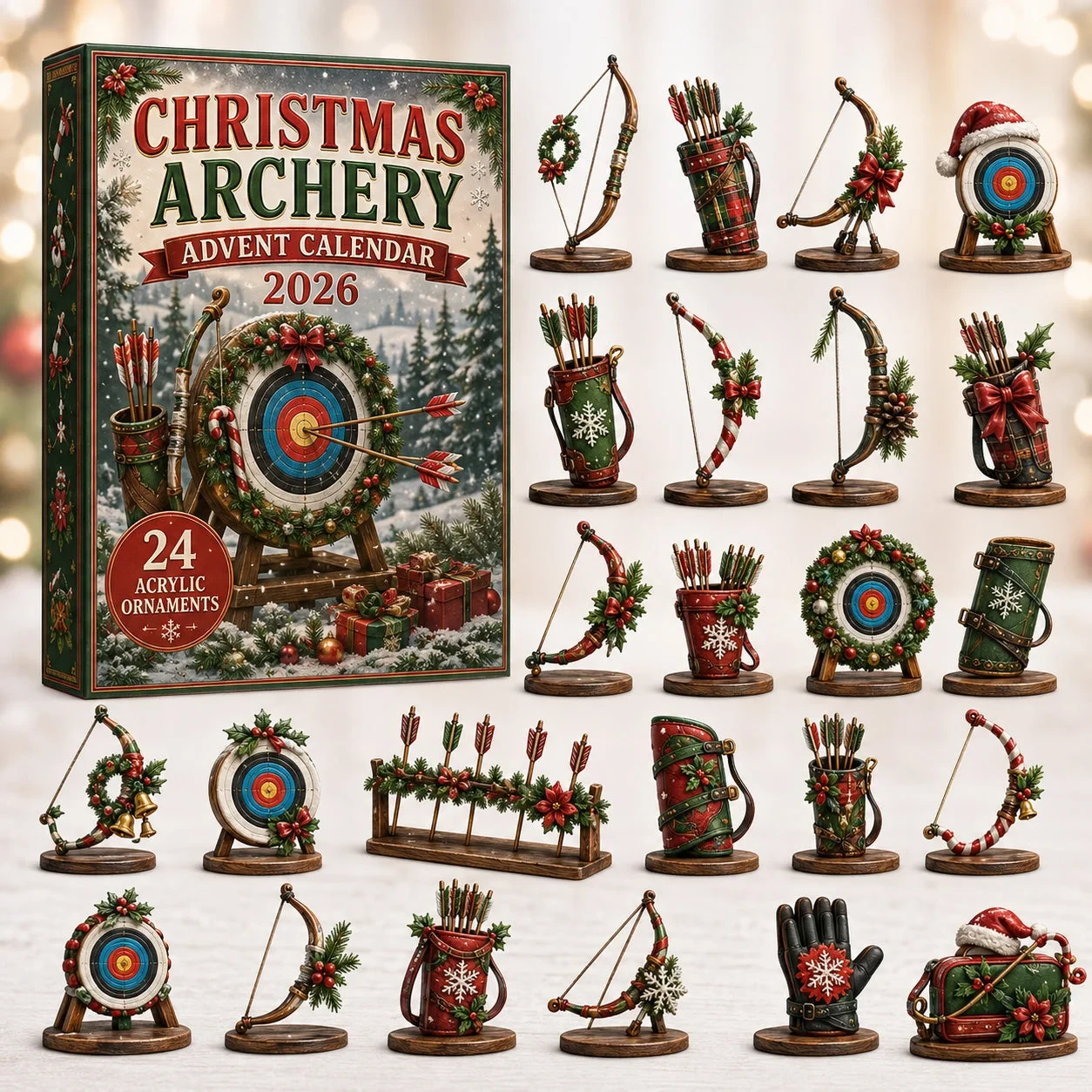 Christmas Archery Advent Calendar Xmas Countdown Calendar Unique Gifts For Brothers
