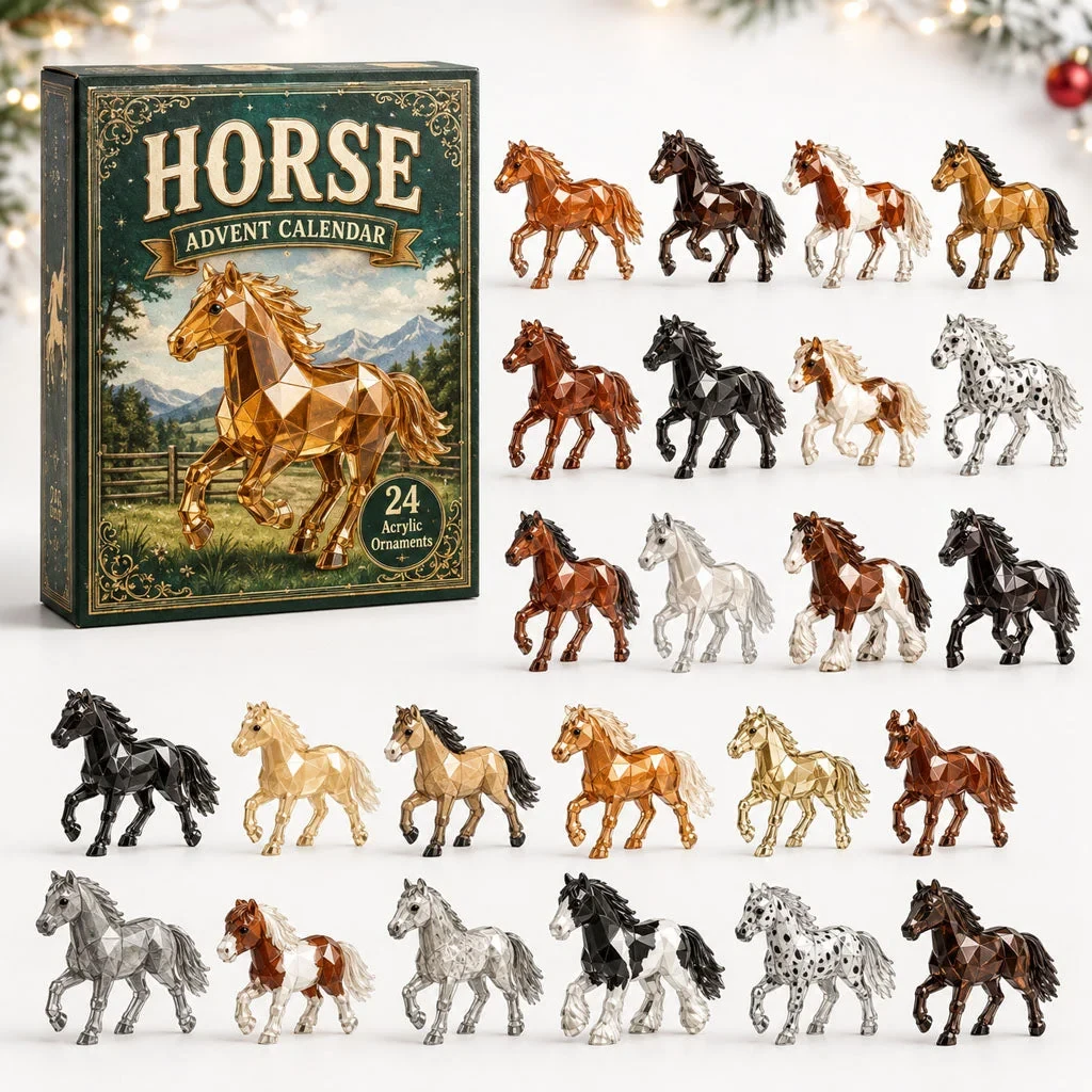 Horse Advent Calendar 2026 Ornament Advent Calendar Cool Gifts For Horse Lovers