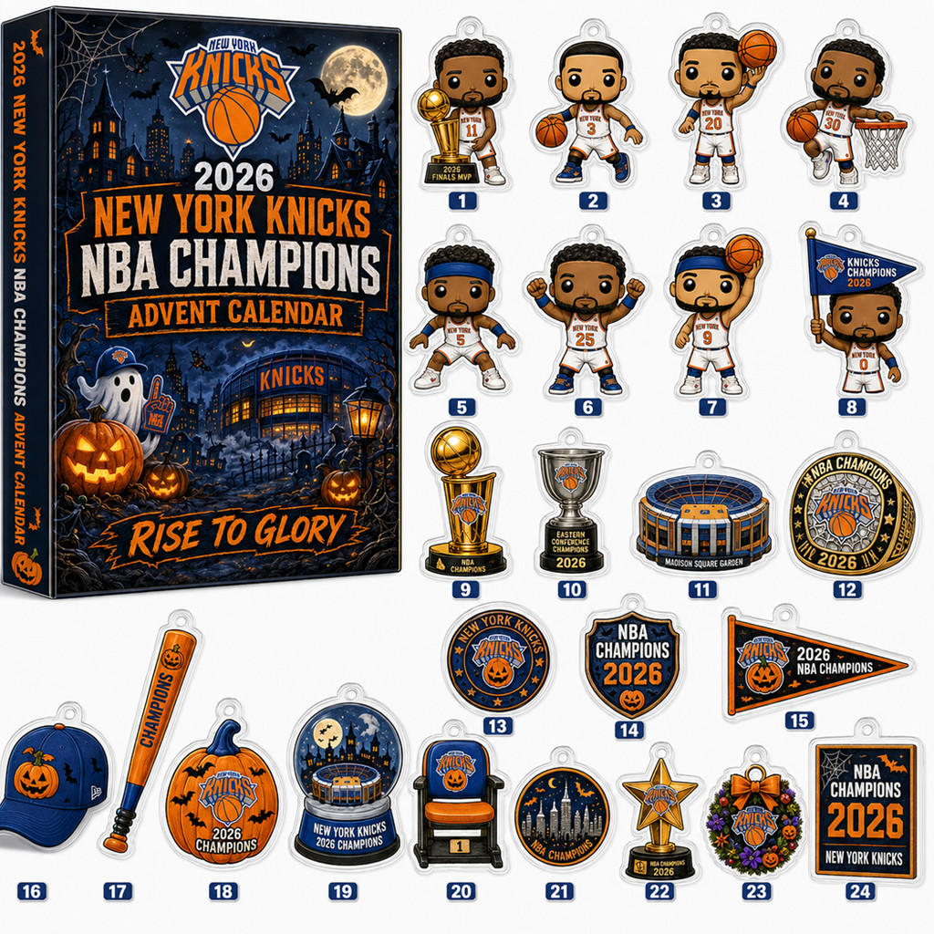 New York Knicks National Basketball Association Champions 2026 Halloween Advent Calendar for Basketball Fans