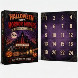 Horror Movies Halloween Advent Calendar 2026 for Horror Fans