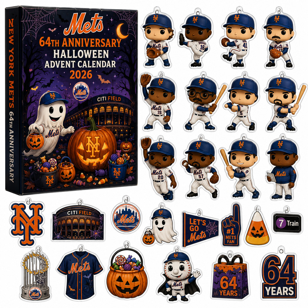 New York Mets 64th Anniversary Halloween Advent Calendar 2026 for Football Fans