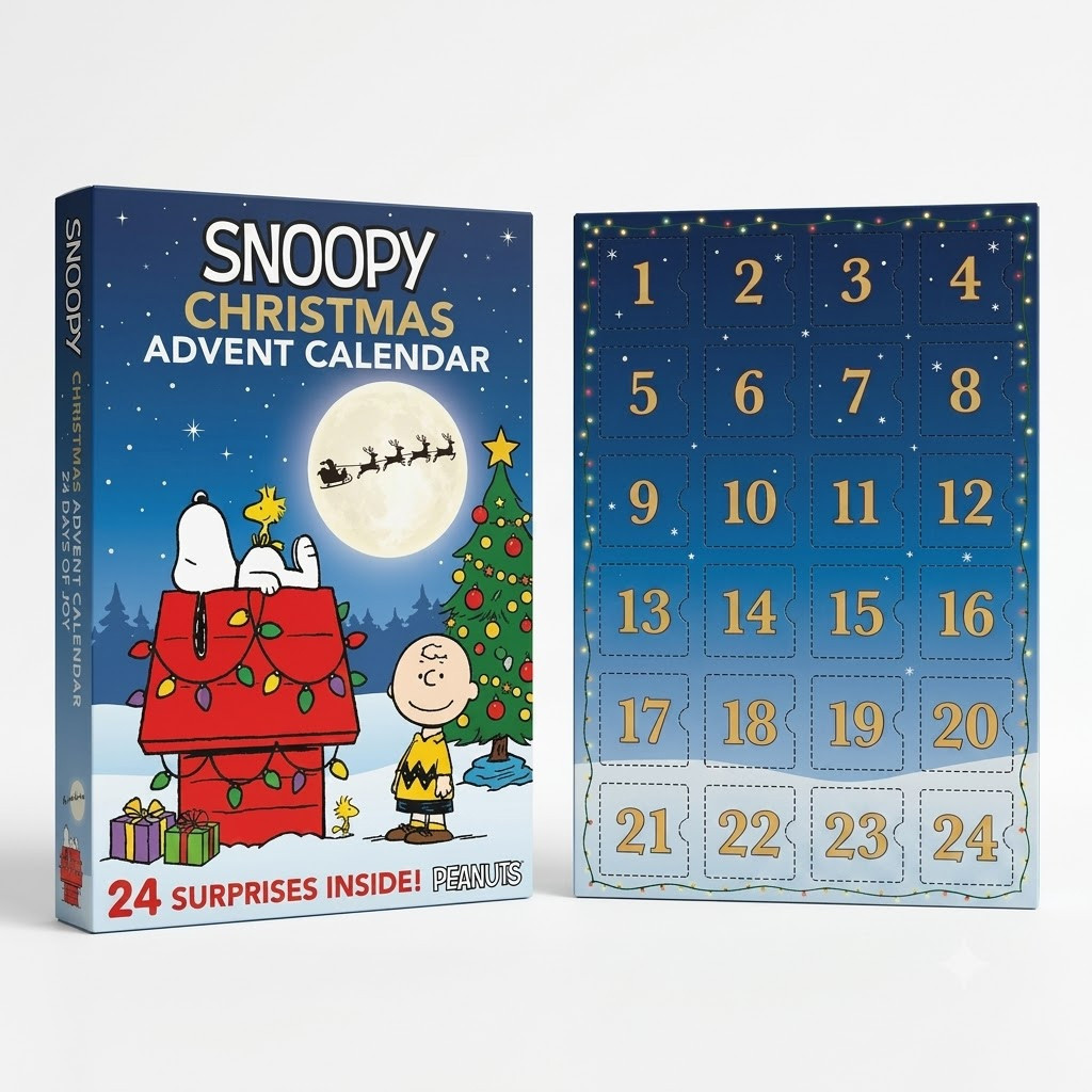 Snoopy Christmas Advent Calendar 2026 for Peanuts Fans