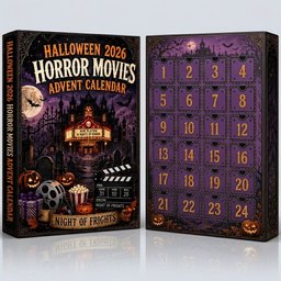 Horror Movies Halloween 2026 Advent Calendar for Horror Fans